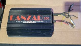Old School Lanzar 250 2 Channel Car Amplifier,  Rare,  Vintage,  Usa,  Zed Audio,  Usa