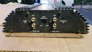 Old School Lanzar 250 2 channel car amplifier,  rare,  vintage,  USA,  Zed Audio,  USA 3