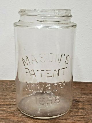 Antique Jar Midget Mason 