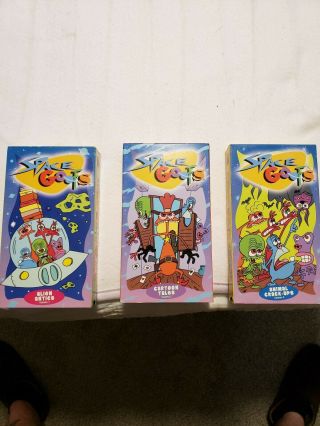 Space Goofs Volumes 1,  2 & 3 Vhs.  Rare,  1998.  Oop