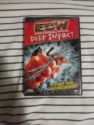 Ecw - Deep Impact Dvd,  Rare,  Oop,  Steve Austin,  Taz,  Terry Funk,  Sabu