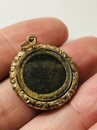 Antique Georgian Rolled Gold Mourning Locket