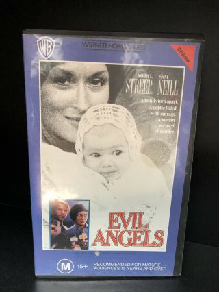 Evil Angels Vhs / Sam Neil A Rare Find Vhs Video Pal