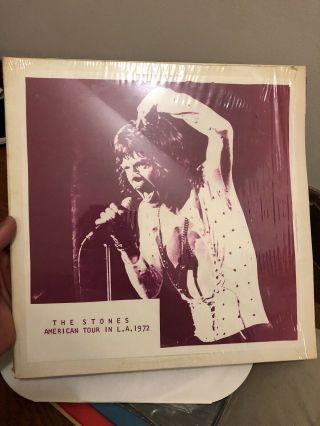 The Rolling Stones American Tour In L.  A.  1972 Rare Live Lp