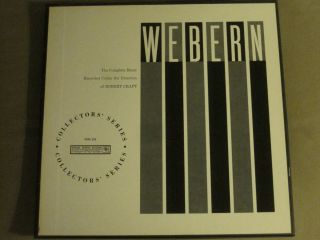 Webern / Robert Craft The Complete Music Recorded 4lp Box 1957 Ck3l 242 Rare Vg,