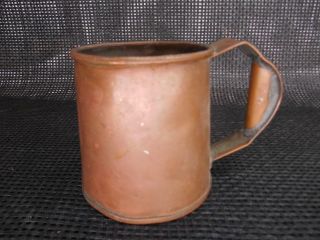 Antique Hand - Crafted Copper Moscow Mule Mug Tankard Stein Old Vtg