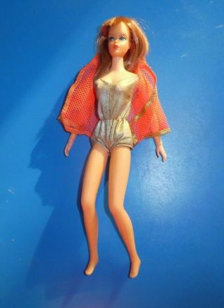 Vintage Barbie Doll - Mod Era 1116 Titian Living Barbie Doll