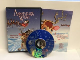 Annabelles Wish Dvd Rare & Oop Christmas Holiday Animated Classic - Authentic