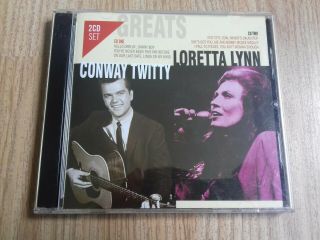 Conway Twitty & Loretta Lynn Greatest Hits 2 Cd Set Special Rare Edition