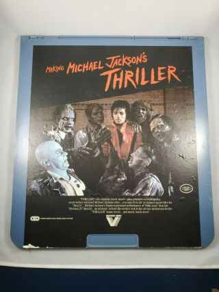 Vintage 1983 Making Michael Jackson’s Thriller Selectavision Video Disc Rare