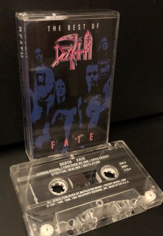 Fate The Best Of Death Vg,  Cassette Rare Orig 1992 Relativity Spiritual Healing