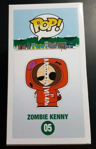 Funko Pop South Park Zombie Kenny 05 Second Wave Release Exclusive Rare 3