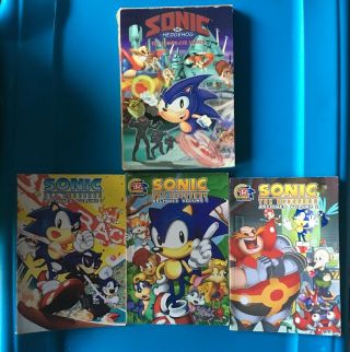 Sonic The Hedgehog - The Complete Series Dvd 2007 4 - Disc Set Rare With Archives