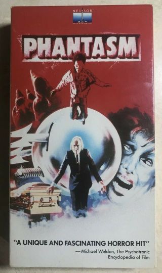 Phantasm Vhs Tape 1984 Embassy Cult Halloween Horror Film Rare