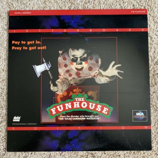 The Funhouse Letterbox Laserdisc - Very Rare Horror