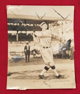 1926 Philadelphia Athletics Walter French Pottsville Maroons Press Photo Antique