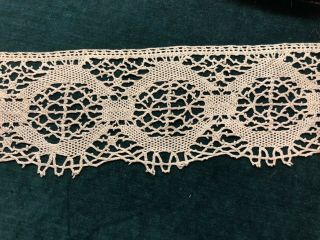 Antique French Wide Cluny Lace