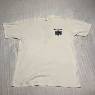 Vintage Mario 64 Nintendo 64 N64 Promotional T Shirt L Rare