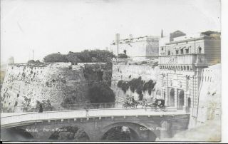 Rare,  Vintage Cassar Photo,  Postcard,  Porta Reale,  Malta,  Rp