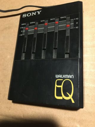 Vintage Sony Walkman Seq - 50 Graphic Equalizer Rare Wm D6c