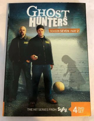 Ghost Hunters Season Seven Part 2 Dvd (7 Part Two) W/ Slipcover Rare Vg Shape