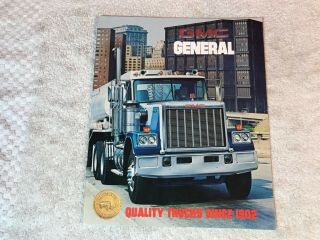 Rare 23 Page Gmc General Trucks Dealer Sales Advertising Brochure