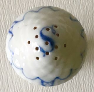 Antique Porcelain ROYAL Copenhagen BLUE FLUTED Plain Pattern Salt Shaker 480 2