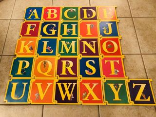 Sesame Street Abc Board Puzzle Books Set Of 26 Alphabet Vintage Rare 1996