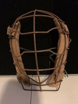 Rare Antique Childs Baseball Catchers Vintage Face Mask