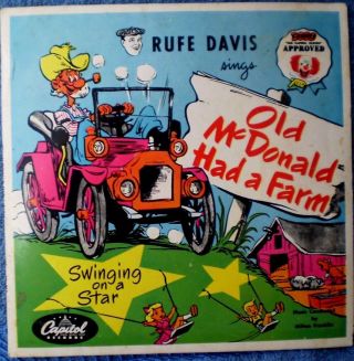 Rufe Davis - Old Mcdonald Had A Farm/swinging On A Star " Rare Oz Ep " 45 Rpm