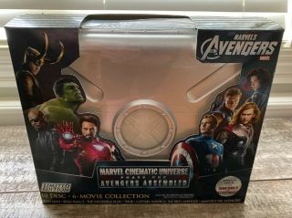 Marvel Cinematic Universe Phase 1 Blu - Ray Collectors Edition Set (pre - Owned) Rare