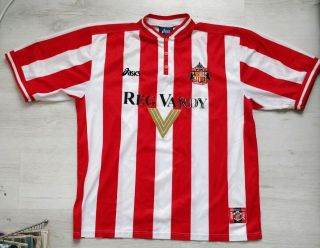Sunderland 1999 Asics Home Shirt Xl Adults Rare Reg Vardy