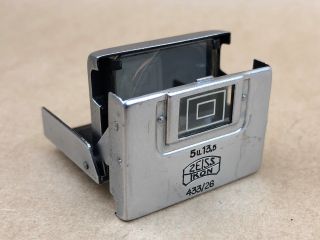 Zeiss Ikon 433/26 5cm/13.  5cm Chrome Folding Finder - Rare