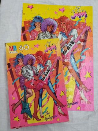 Jem & The Holograms Puzzle 1986 Complete Rare Vtg