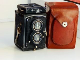 Old Rare Rolleiflex Vintage 6x6 Medium Format Soviet Tlr Film Camera Exc
