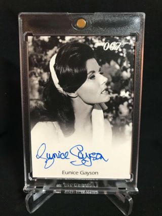 2014 Eunice Gayson As Sylvia Trench In 007 From Russia With Love Auto Sp Rare