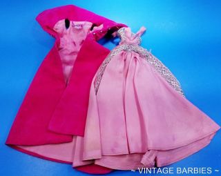 Barbie Doll Sophisticated Lady 993 Gown & Cape Vintage 1960 
