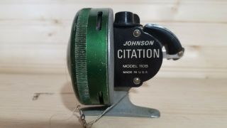 Vintage Johnson Citation Model 110b Closed Face Fishing Reel.