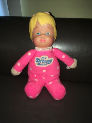 Vintage Mattel Lil Drowsy Beans Doll 4638c