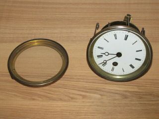 Antique French Japy Frères Mantle Clock Movement Set