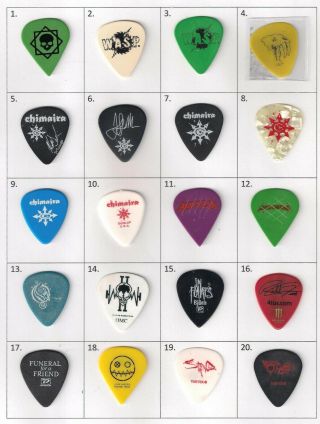 (number 15 Of 20 Only) Rare And Collectable In Flames Guitar Pick / Plectrum