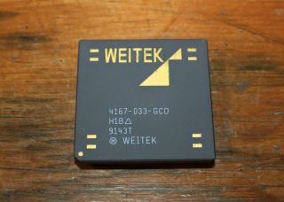 Rare Vintage Weitek 4167 - 033 - Gcd Fpu Co - Processor