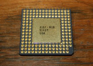 Rare Vintage Weitek 4167 - 033 - GCD FPU Co - Processor 2