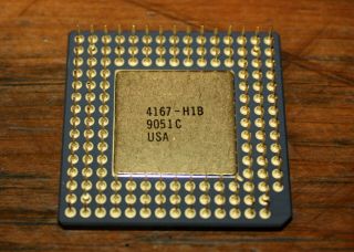 Rare Vintage Weitek 4167 - 025 - GCD FPU Co - Processor 2