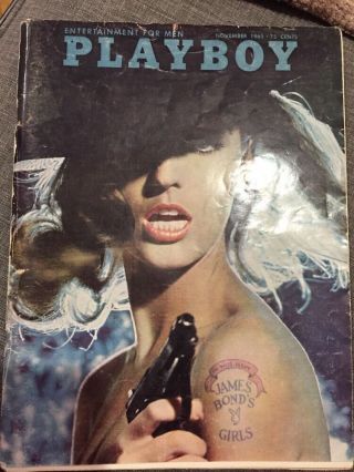 Playboy - November,  1965 Vintage Rare James Bond 