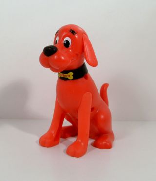 Rare 2004 Barking Clifford The Big Red Dog 4.  5 " Action Figure Mcdonald 