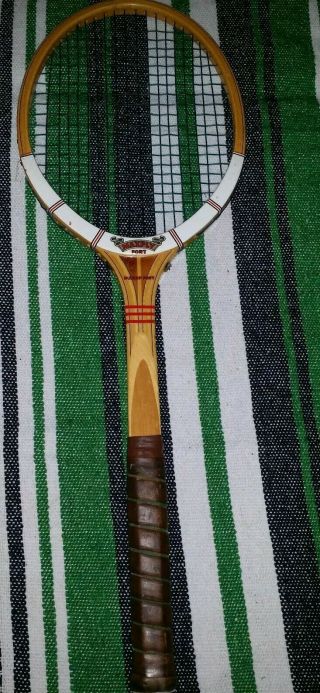 Vintage Dunlop Maxply Fort Wood Tennis Racquet Size 4 1/2 Made In England Rare