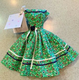 Vintage Barbie/silkstone Dress Made By Fanfare “clover Fields”