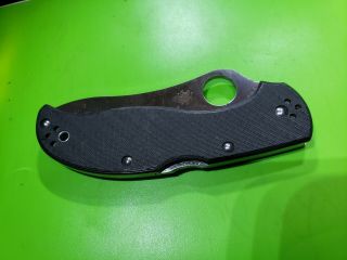 Rare Spyderco Stretch Zdp - 189 Carbon Fiber C90cfpe Folding Knife