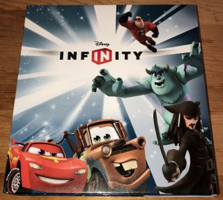 Disney Infinity 1.  0 Power Disc Album/book/binder W/27 Of 30 Discs 3 Rares